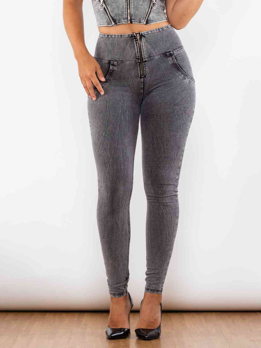 Eve Full Size Zip-Up Skinny Jeans