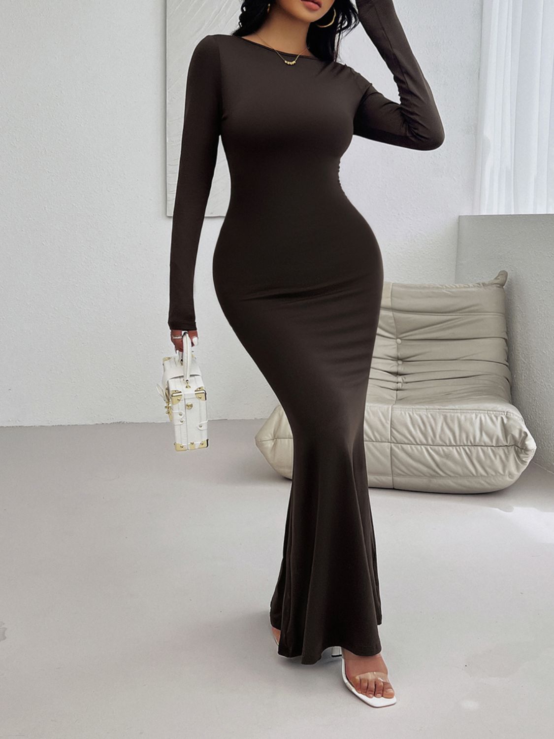 Devine Backless Maxi Dress