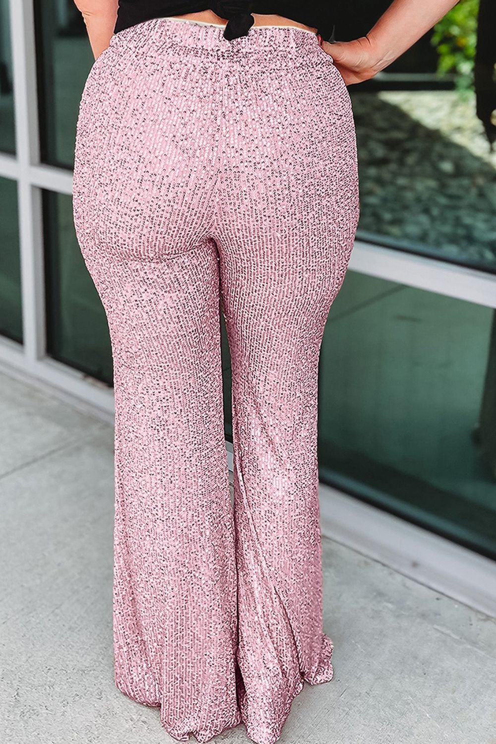 Rose Petal Wide Leg Pants