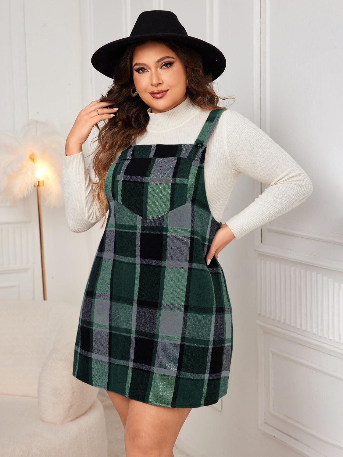 Honey Plus Size Overall Dress