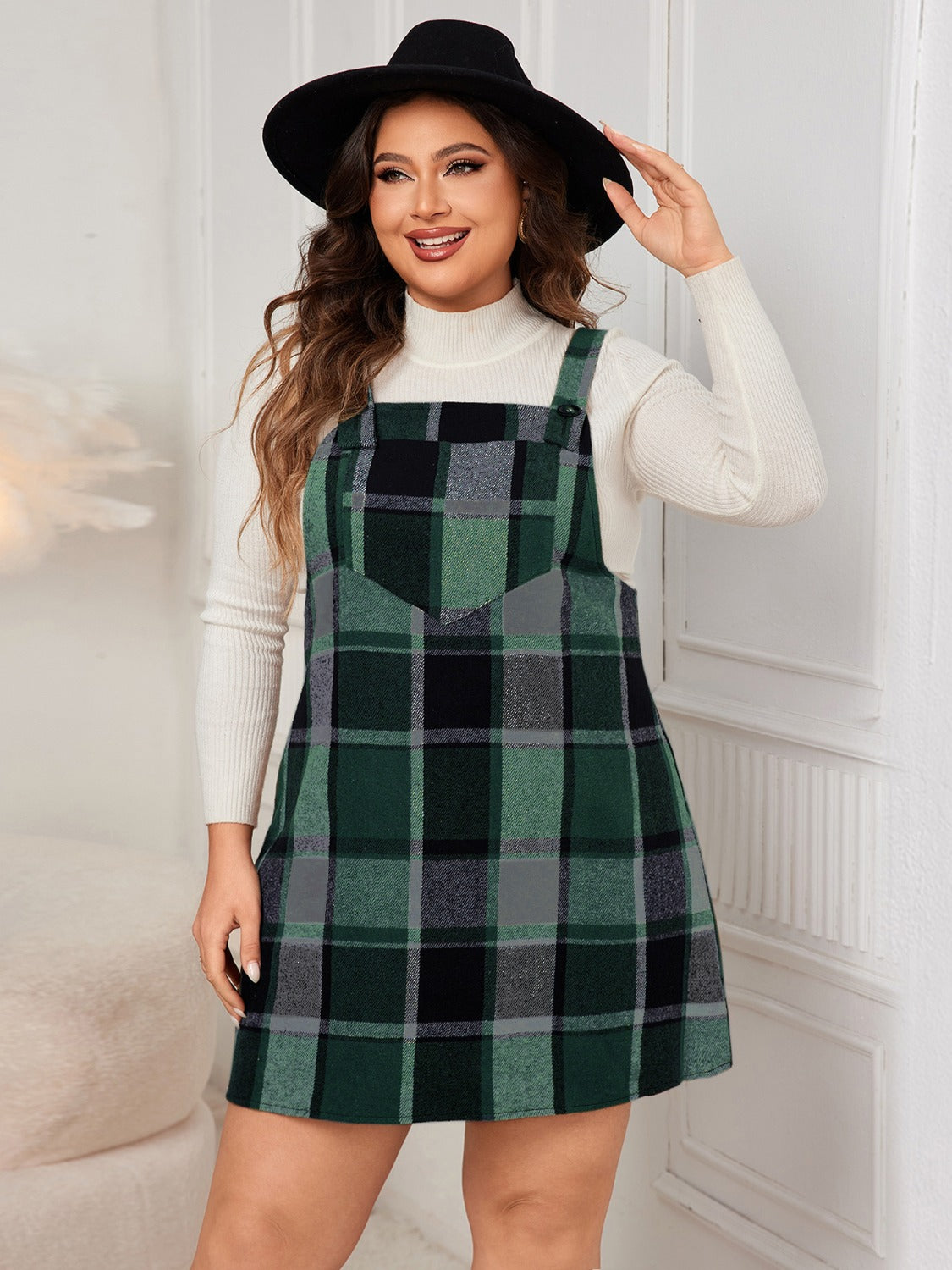 Honey Plus Size Overall Dress