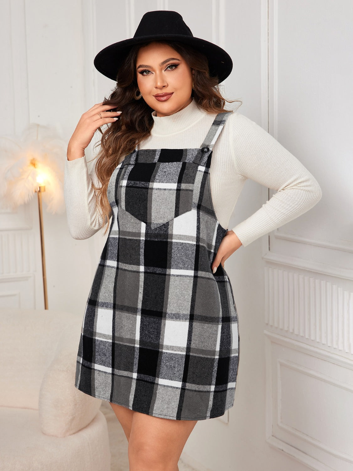 Honey Plus Size Overall Dress