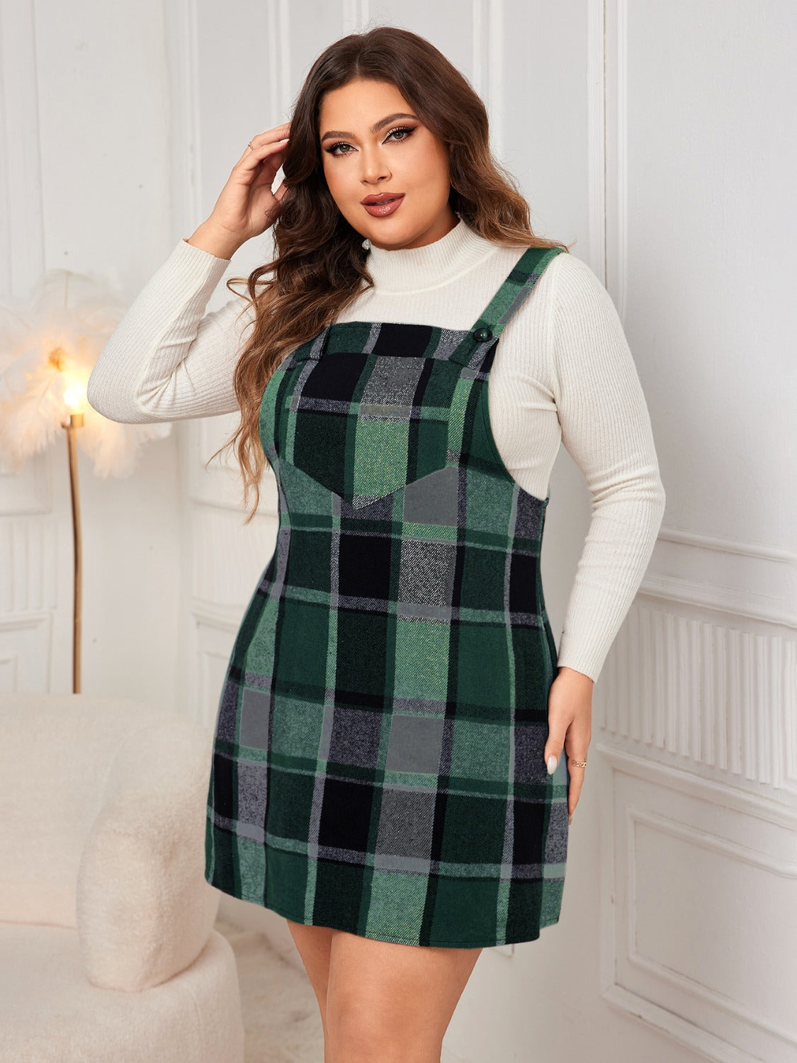 Honey Plus Size Overall Dress