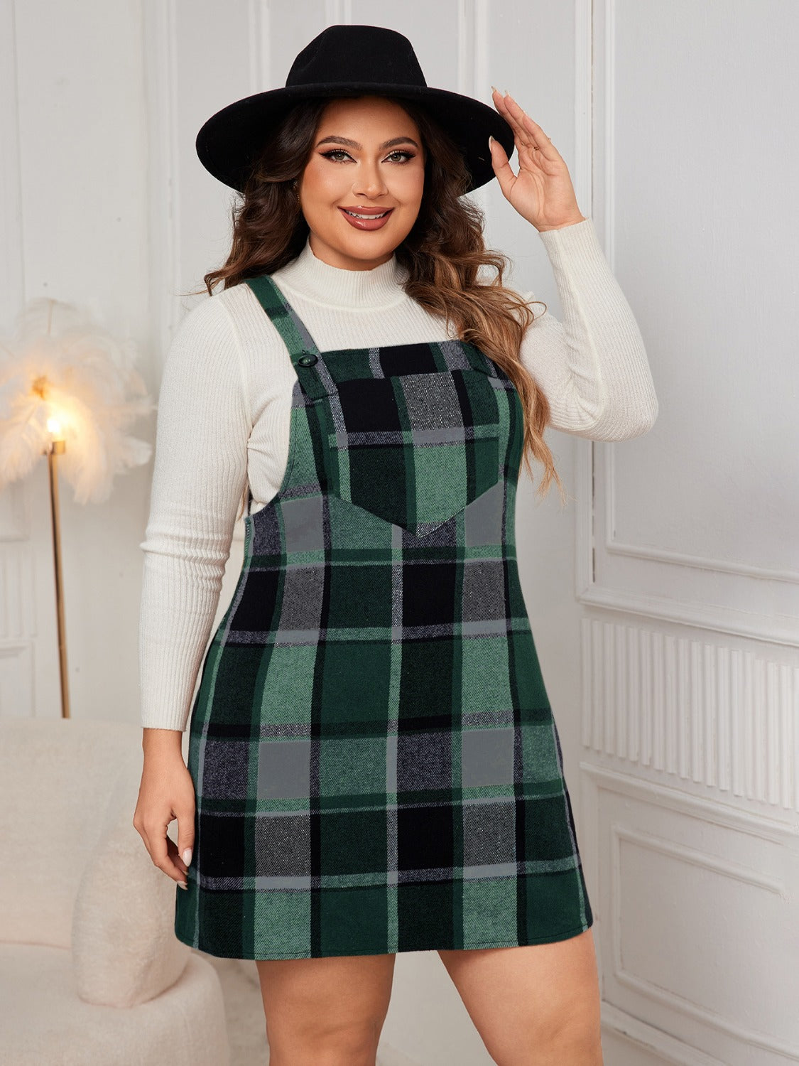 Honey Plus Size Overall Dress