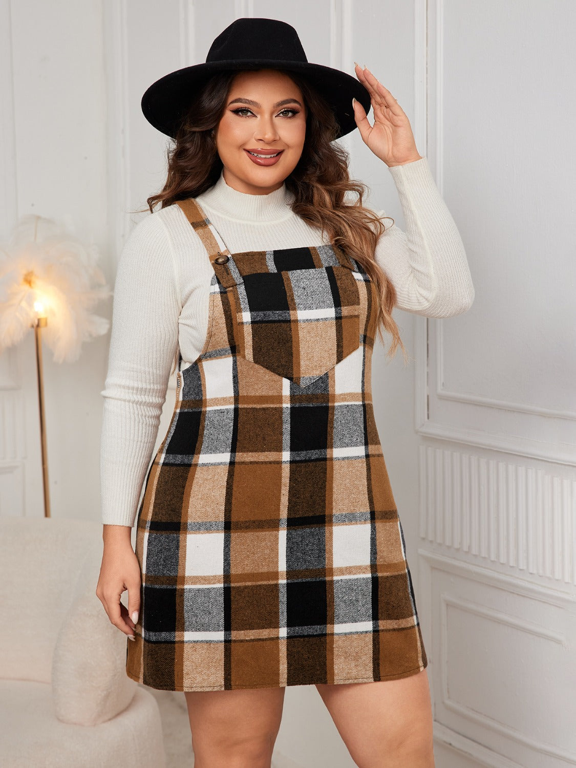 Honey Plus Size Overall Dress