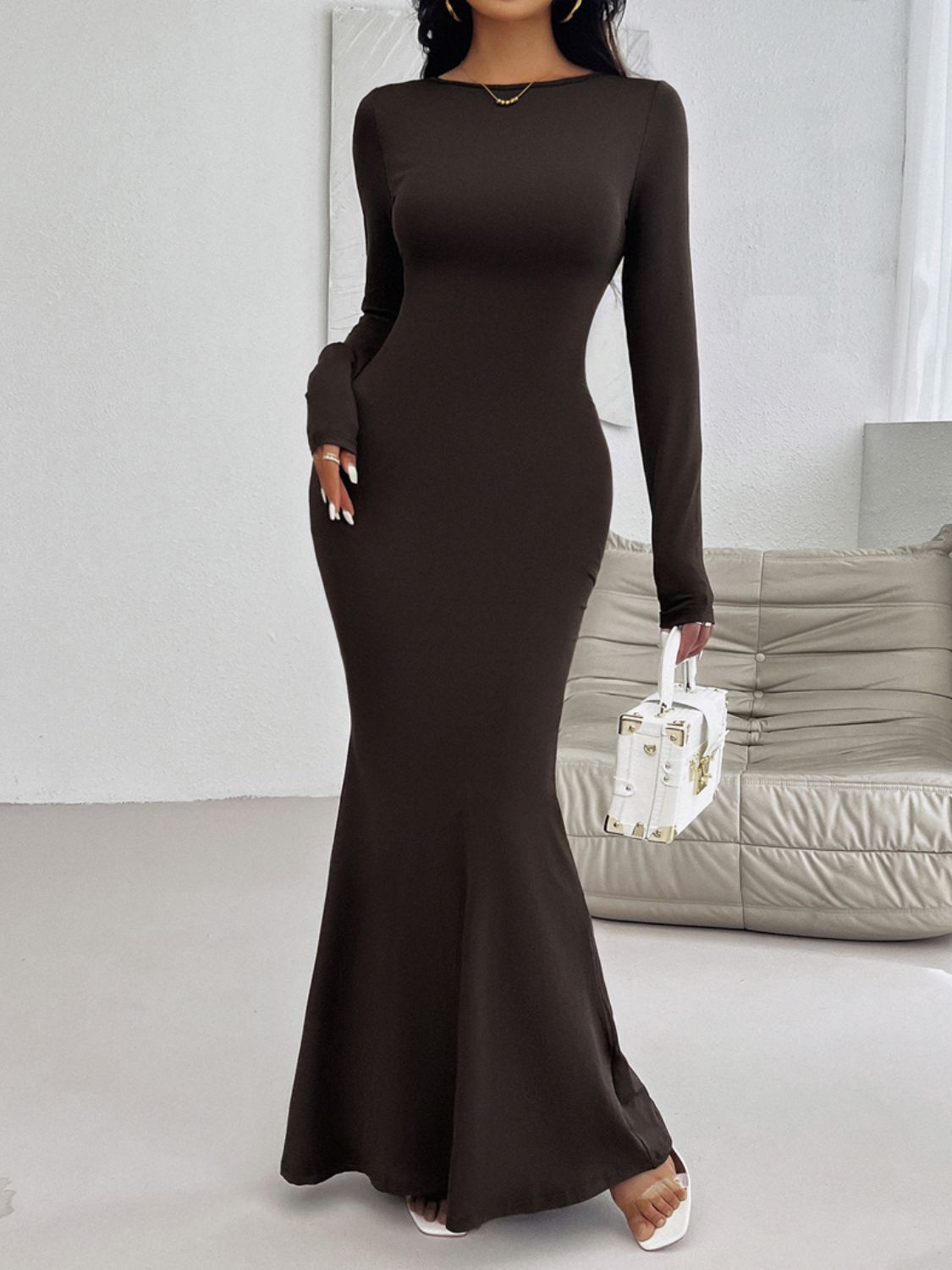 Devine Backless Maxi Dress