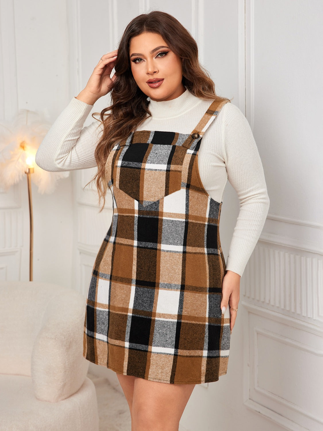 Honey Plus Size Overall Dress