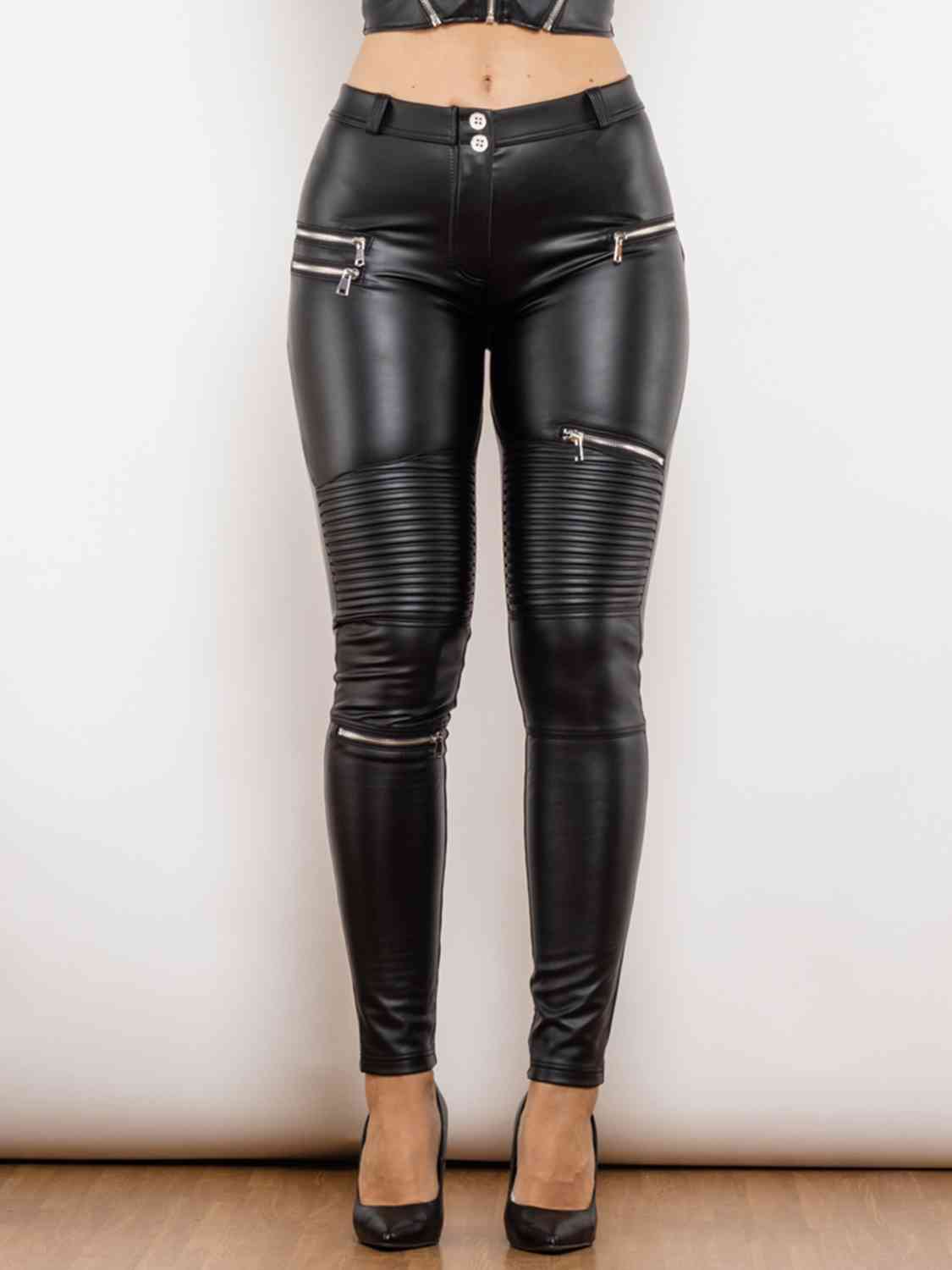 Thriller Zip Detail Skinny Pants