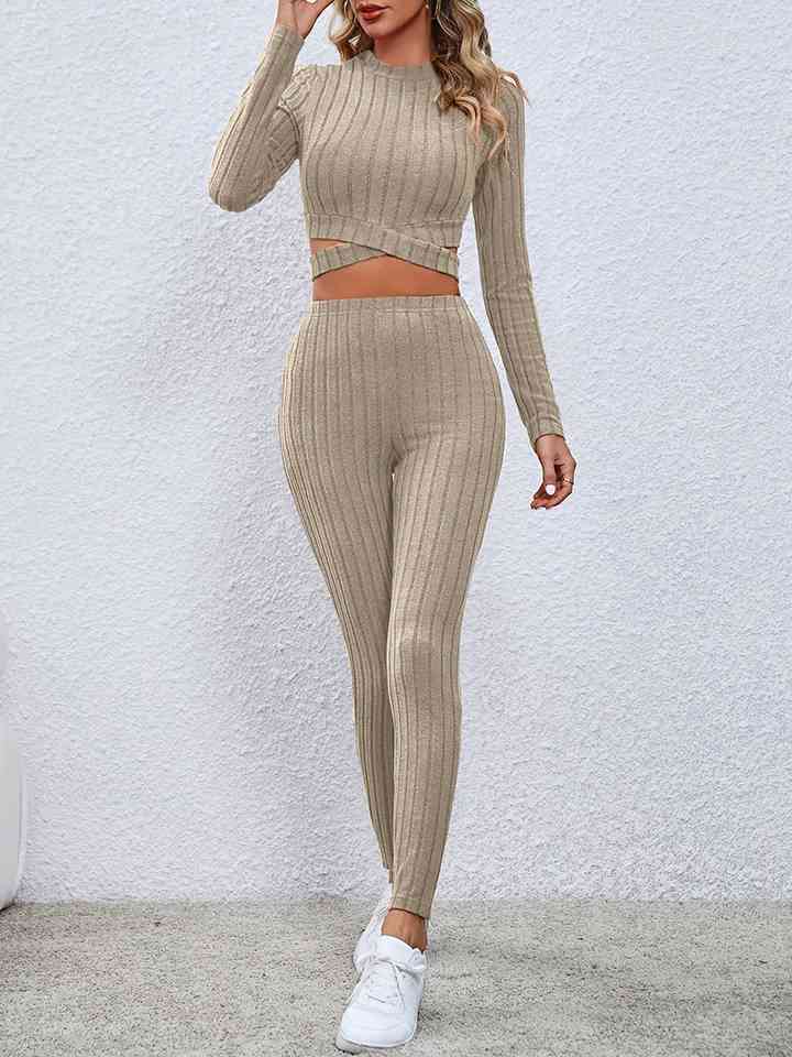 Jasmine Knit Top and Leggings Set