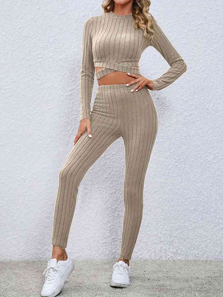 Jasmine Knit Top and Leggings Set