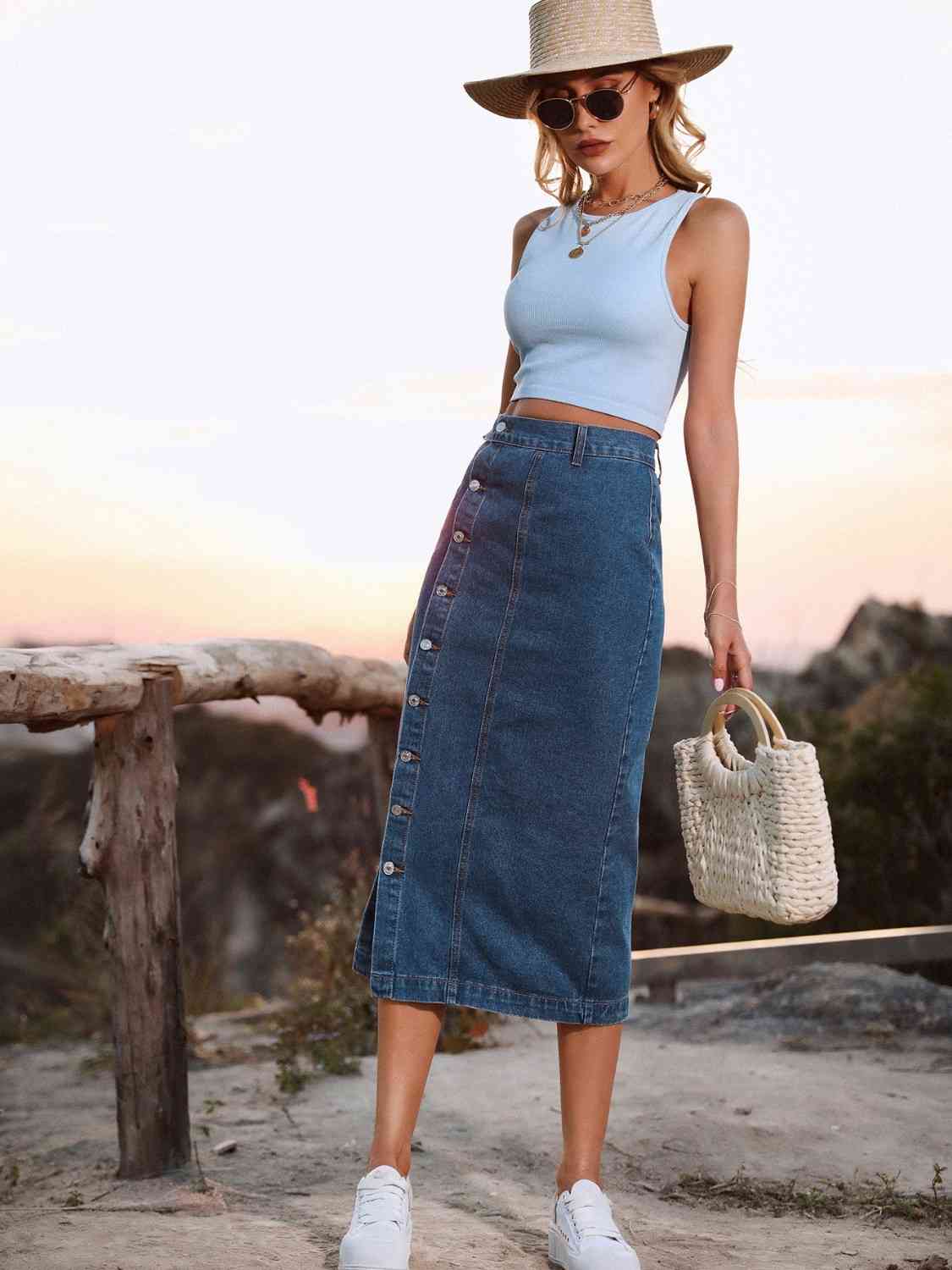 Sasha Denim Skirt