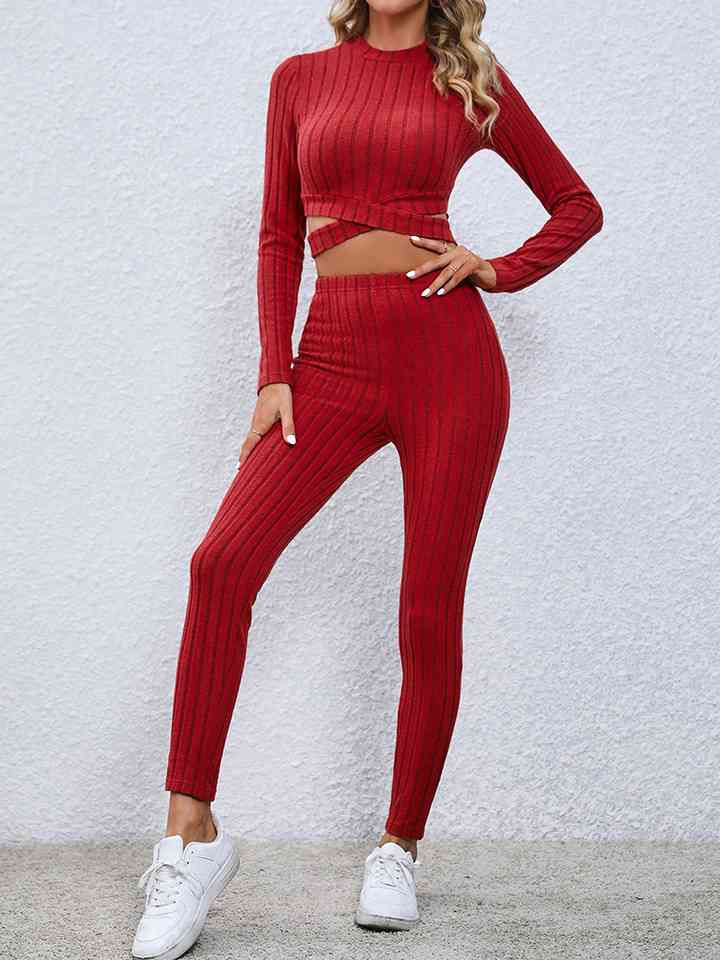 Jasmine Knit Top and Leggings Set