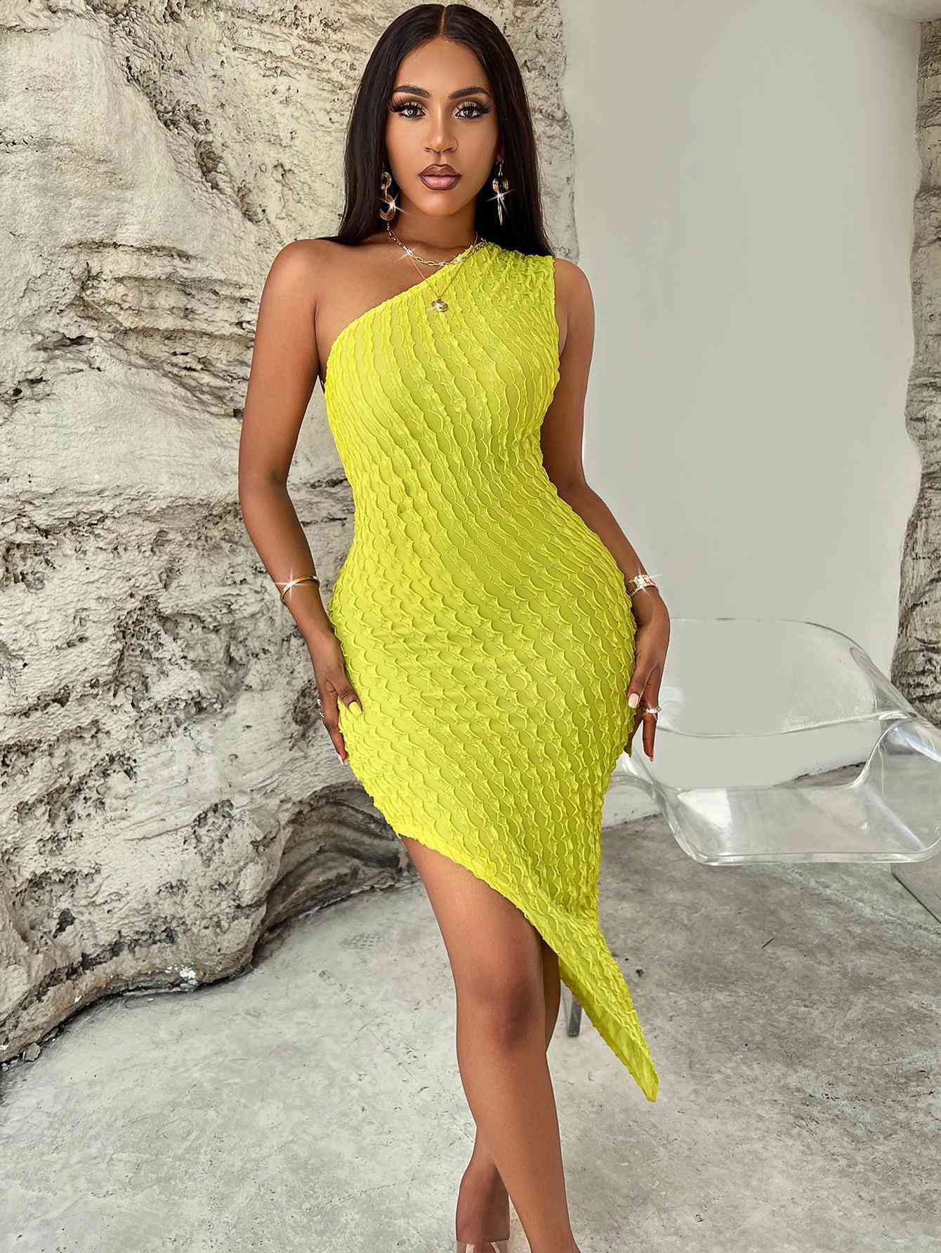 Devyn One Shoulder Dress