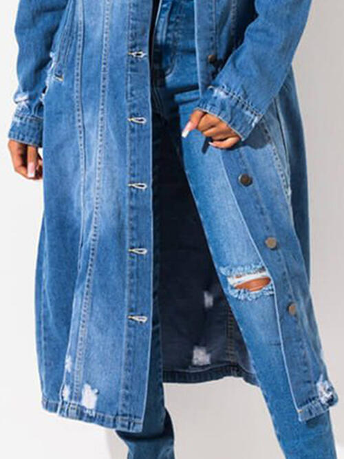 Ashland Raw Hem Denim Jacket